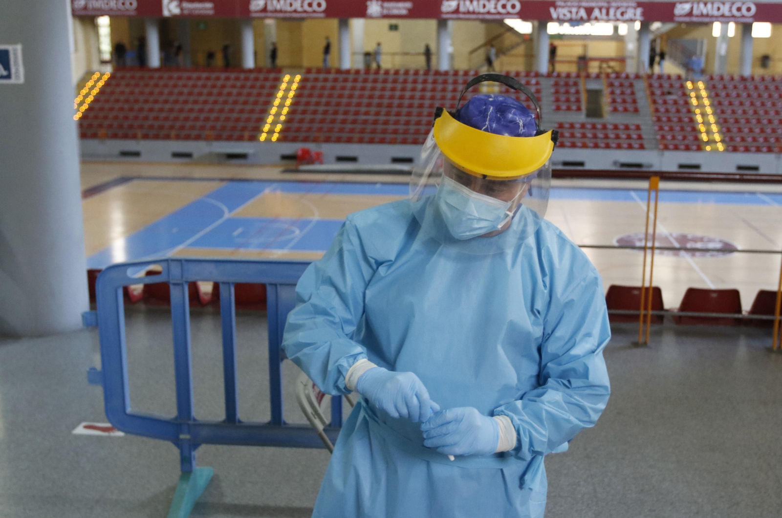 Las fotos del cribado en Vista Alegre