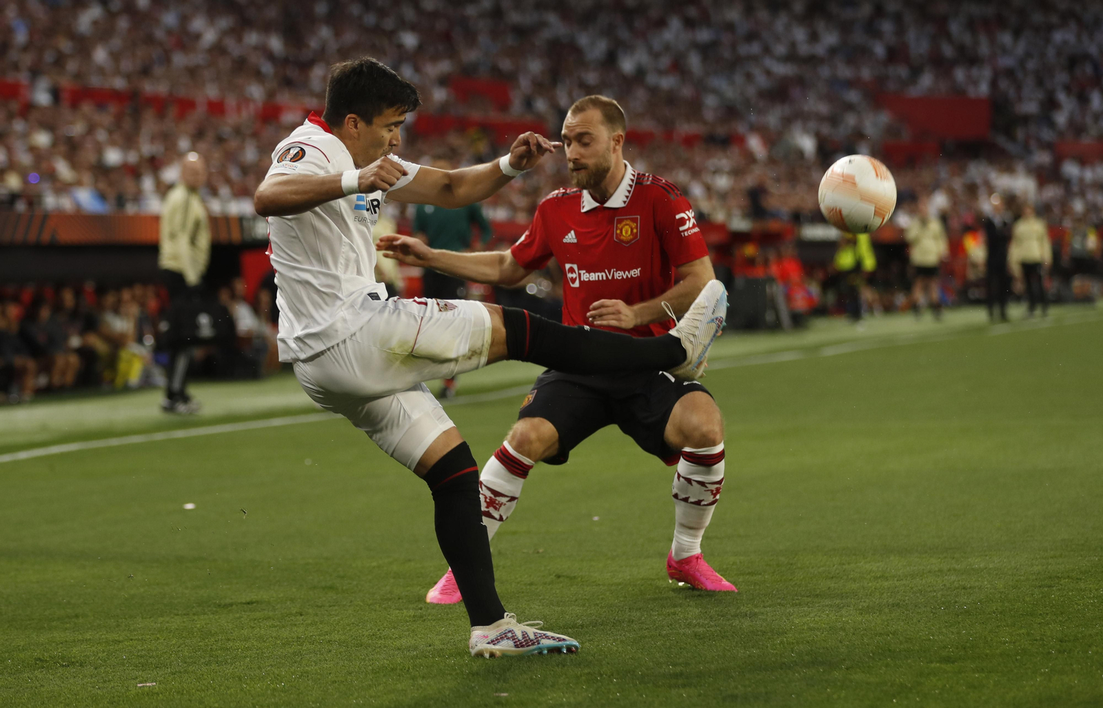 Las fotos del Sevilla-Manchester