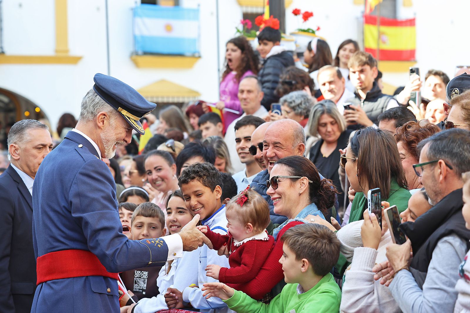 La llegada de S.M. el Rey Felipe VI a Palos de la Frontera, en fotografías