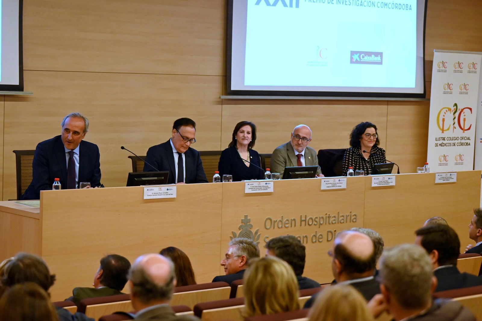 La entrega de los Premios de Investigación del Colegio de Médicos de Córdoba, en imágenes