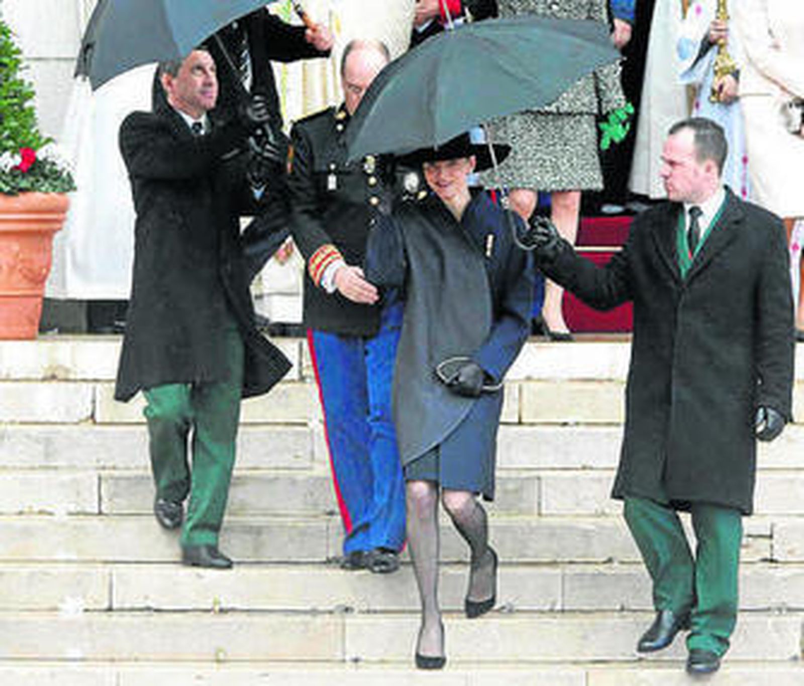 El mal tiempo desluce el día nacional de Mónaco