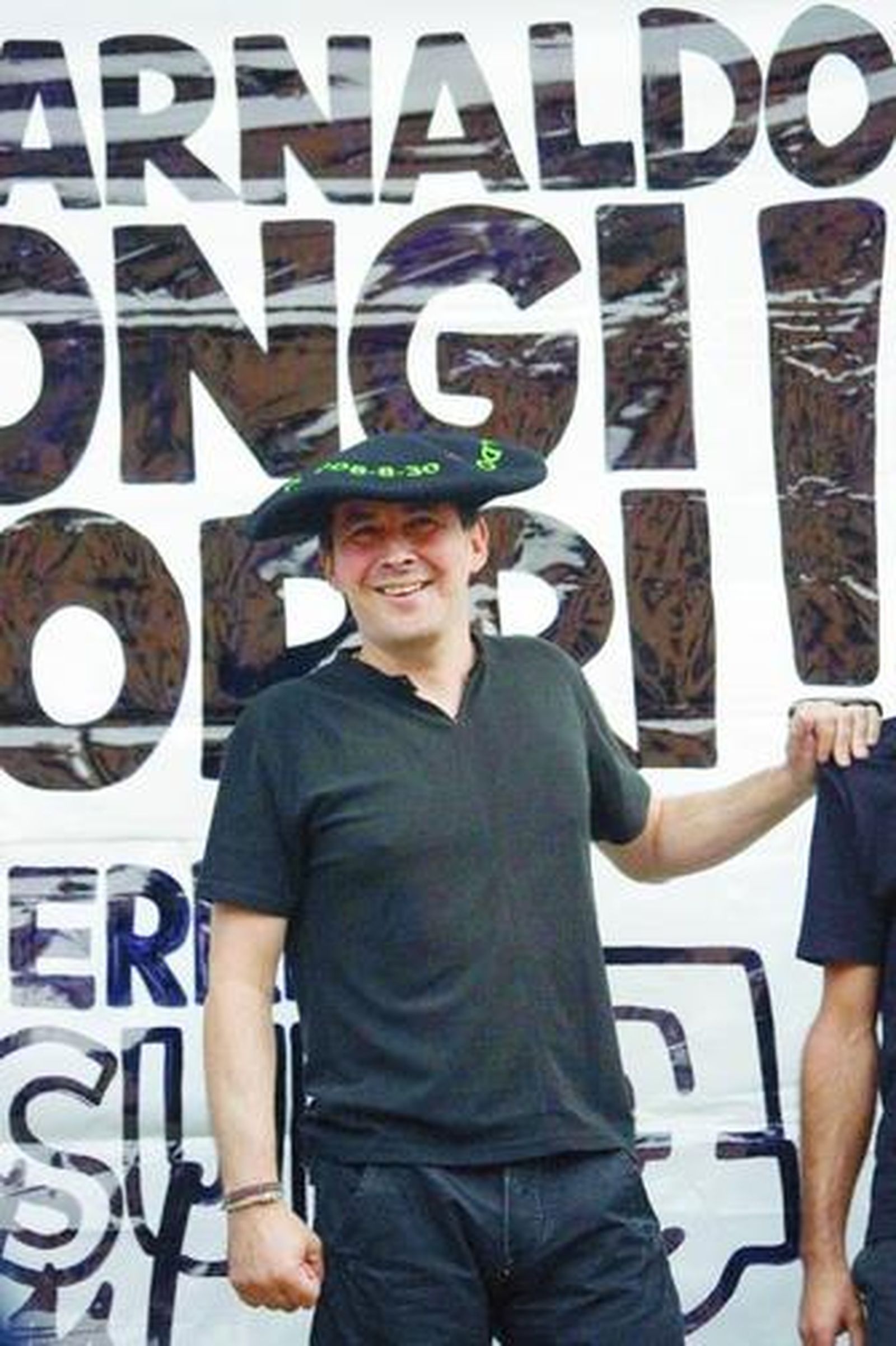 Otegi, en el homenaje que recibió ayer en Elgoibar.