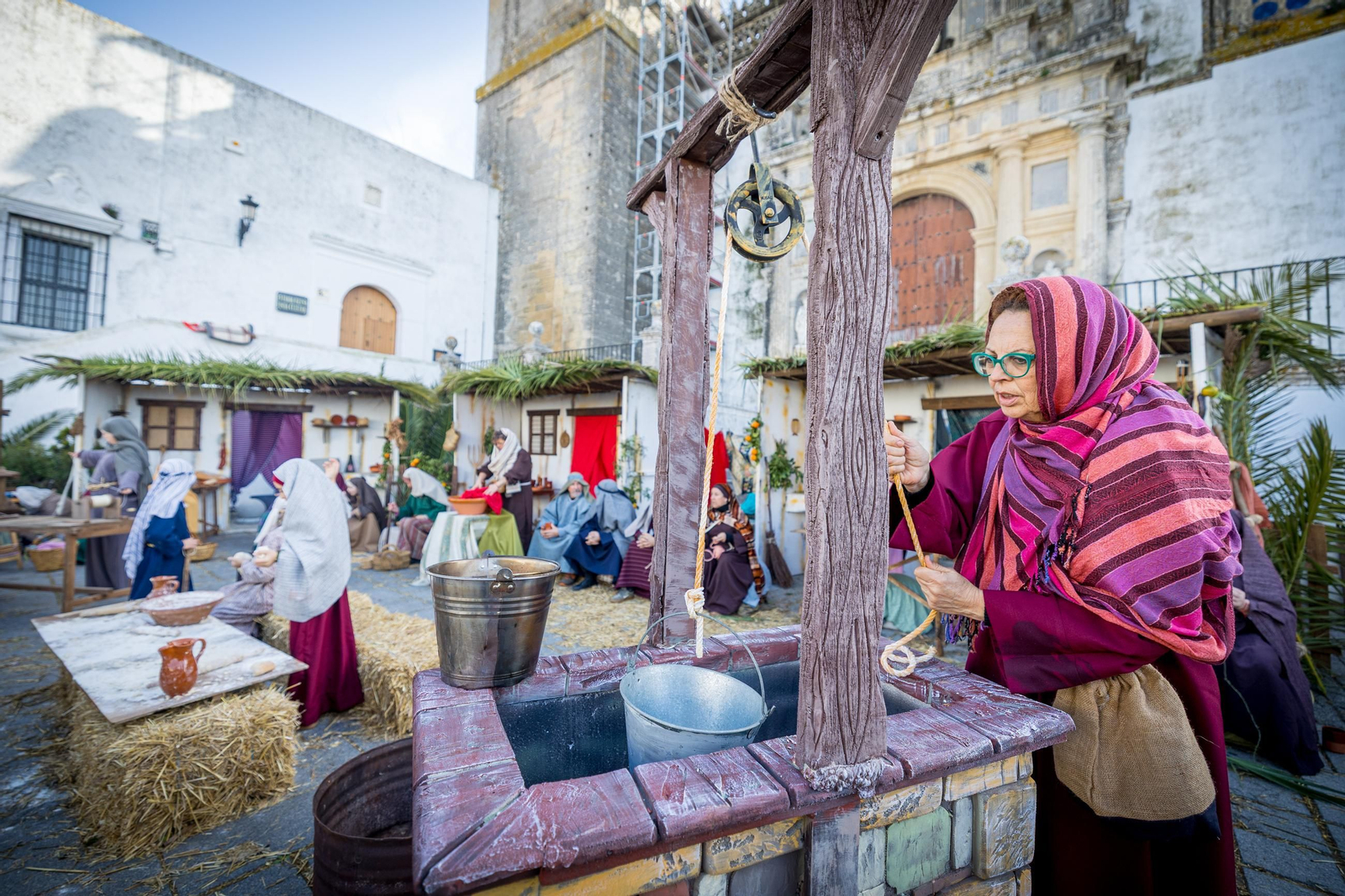 Las imágenes del belén viviente de Medina 2025