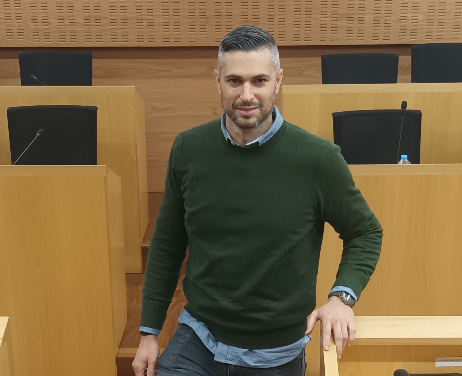 El portavoz del grupo socialista, Ángel M.González.