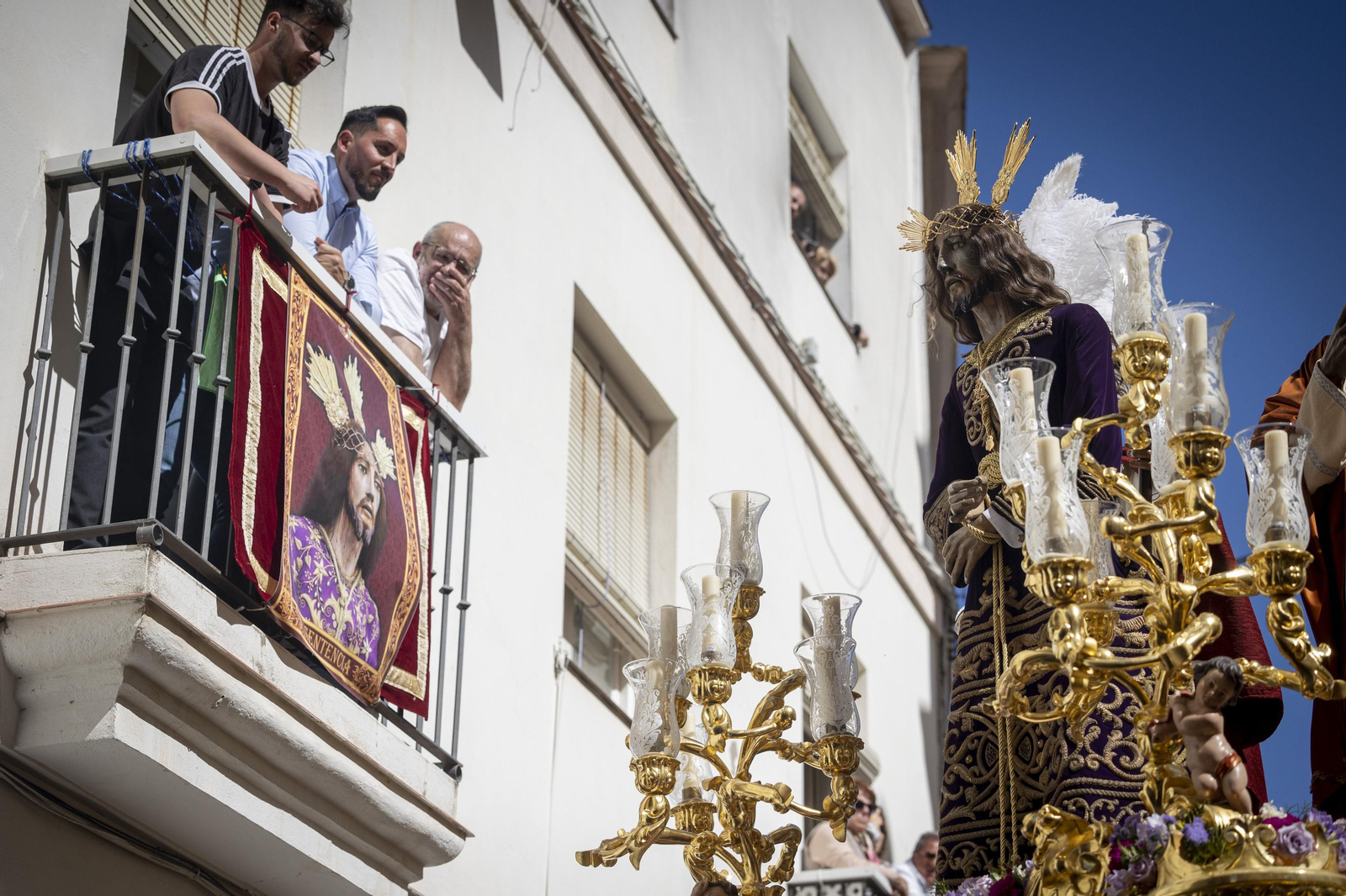 Las imágenes de la cofradía de La Sentencia de la Semana Santa de Cádiz 2023