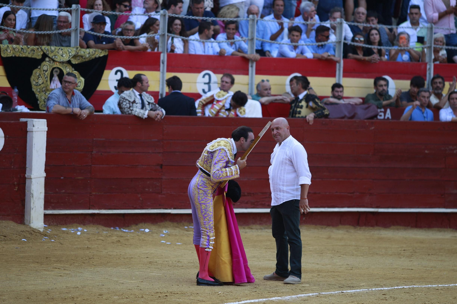 La despedida del torero Enrique Ponce de la Feria de Almería 2024, en imágenes
