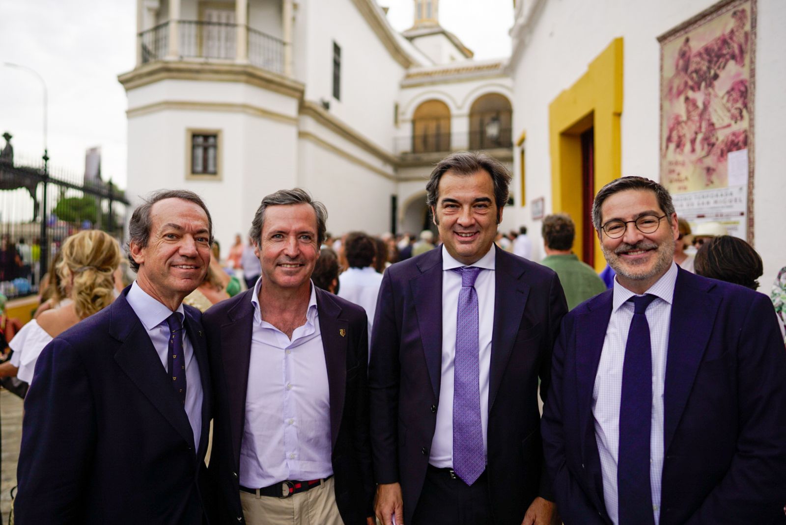 Luis Mosquera, Eugenio Martínez-Echevarría, Jose Luque Teruel y Antonio Amoros