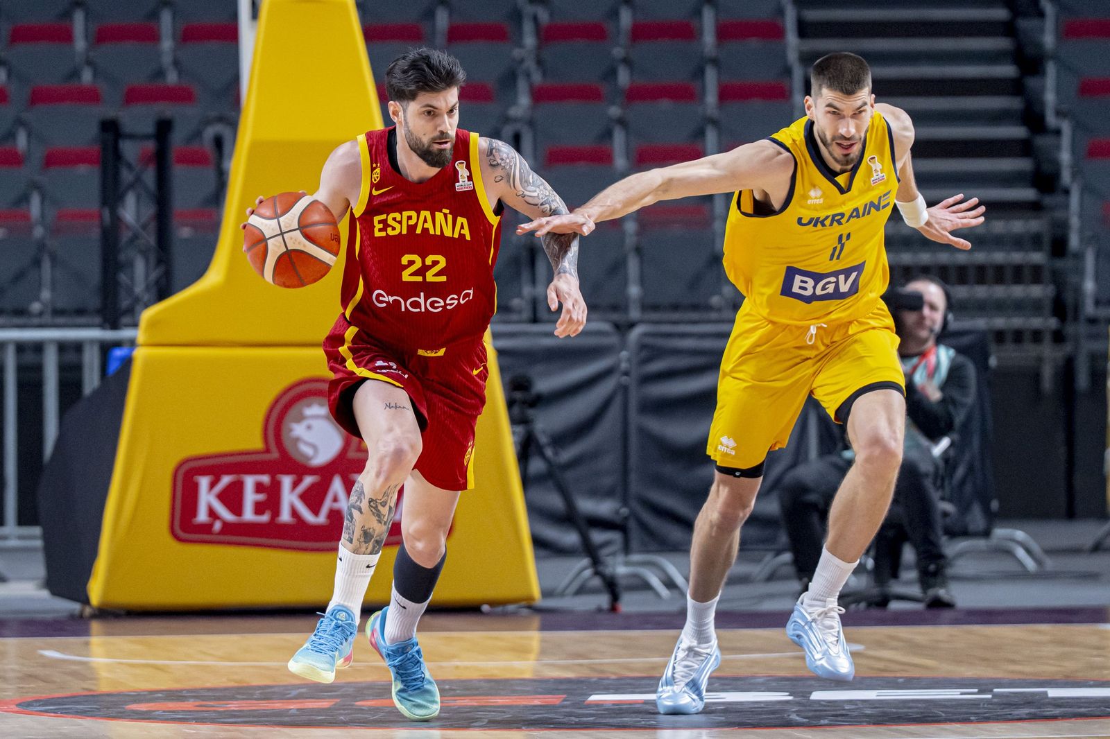 Las mejores fotos del Ucrania-España de baloncesto