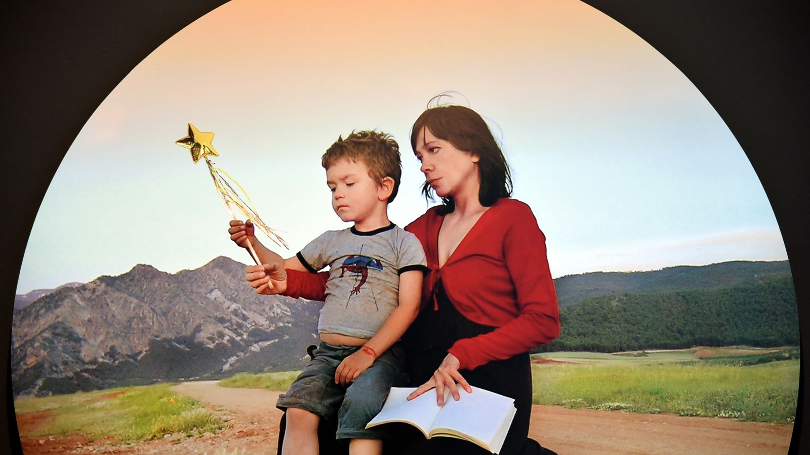 Una de las obras expuestas de Sigler en Condes de Gabia.