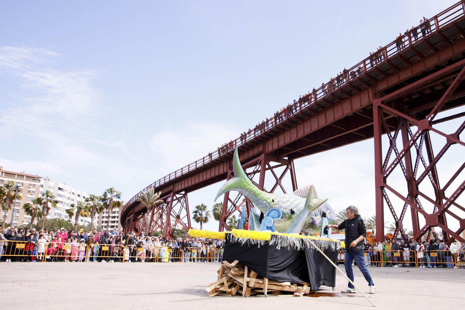 Las imágenes del entierro de la sardina en Almería