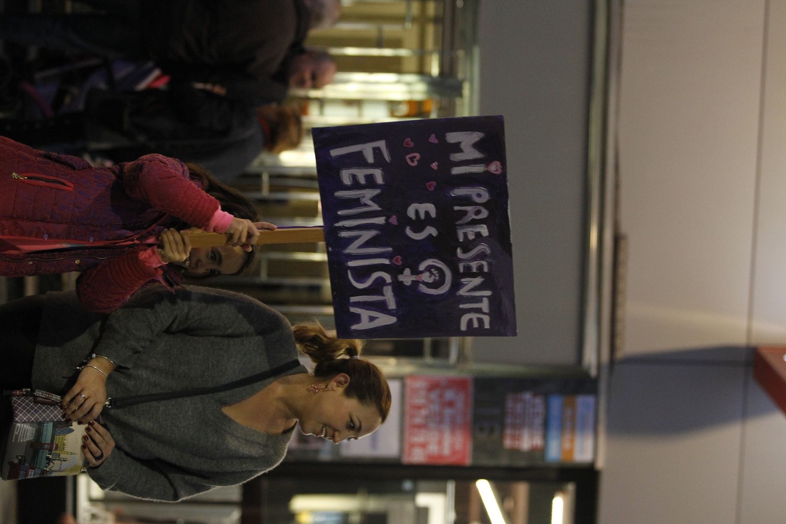 Fotogalería manifestación Día Internacional de la Mujer en Almería
