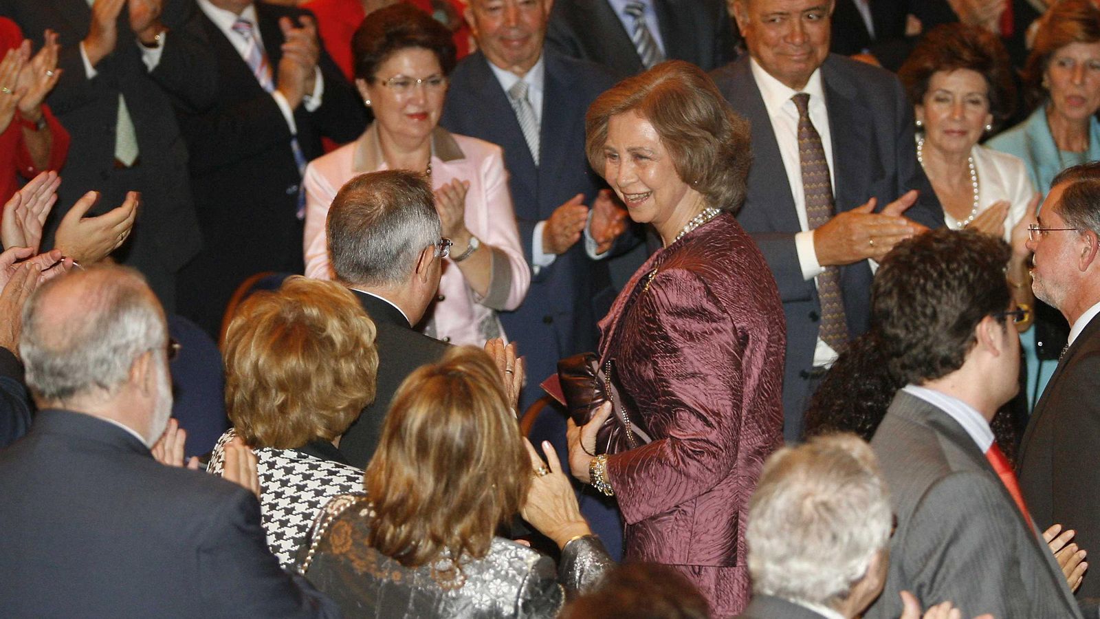 La Reina Sofía en la entrega de los Premios Averroes de 2008.