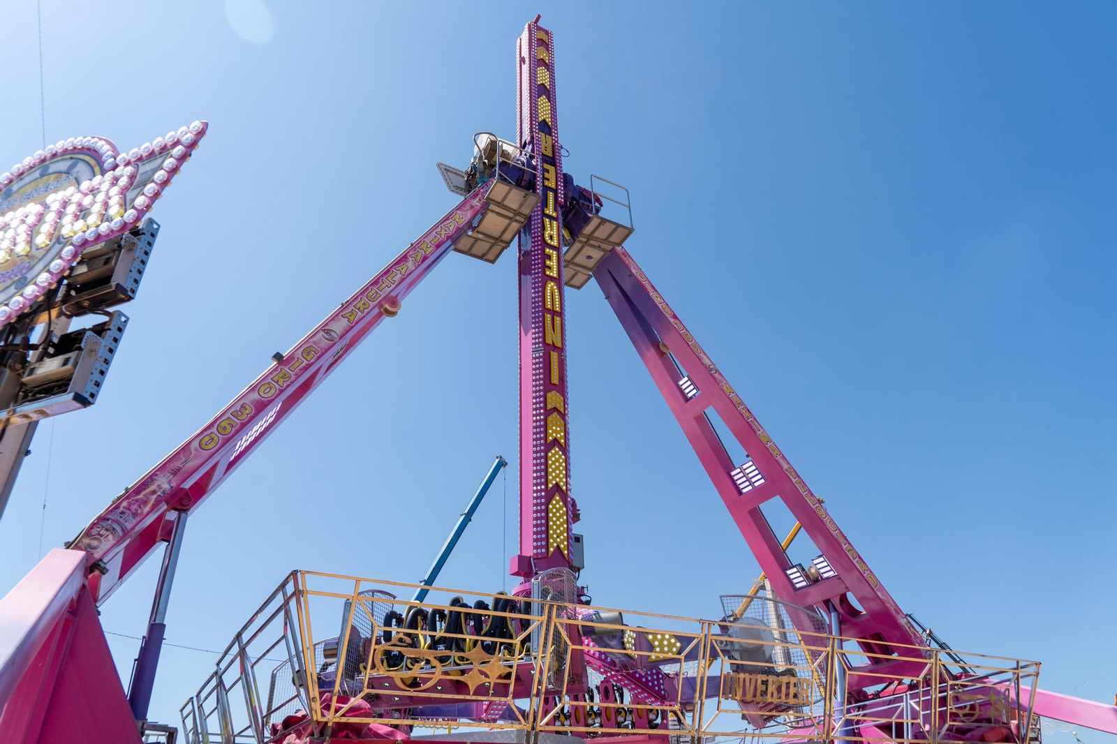Imágenes de las Fiestas Colombinas días antes de su inauguración