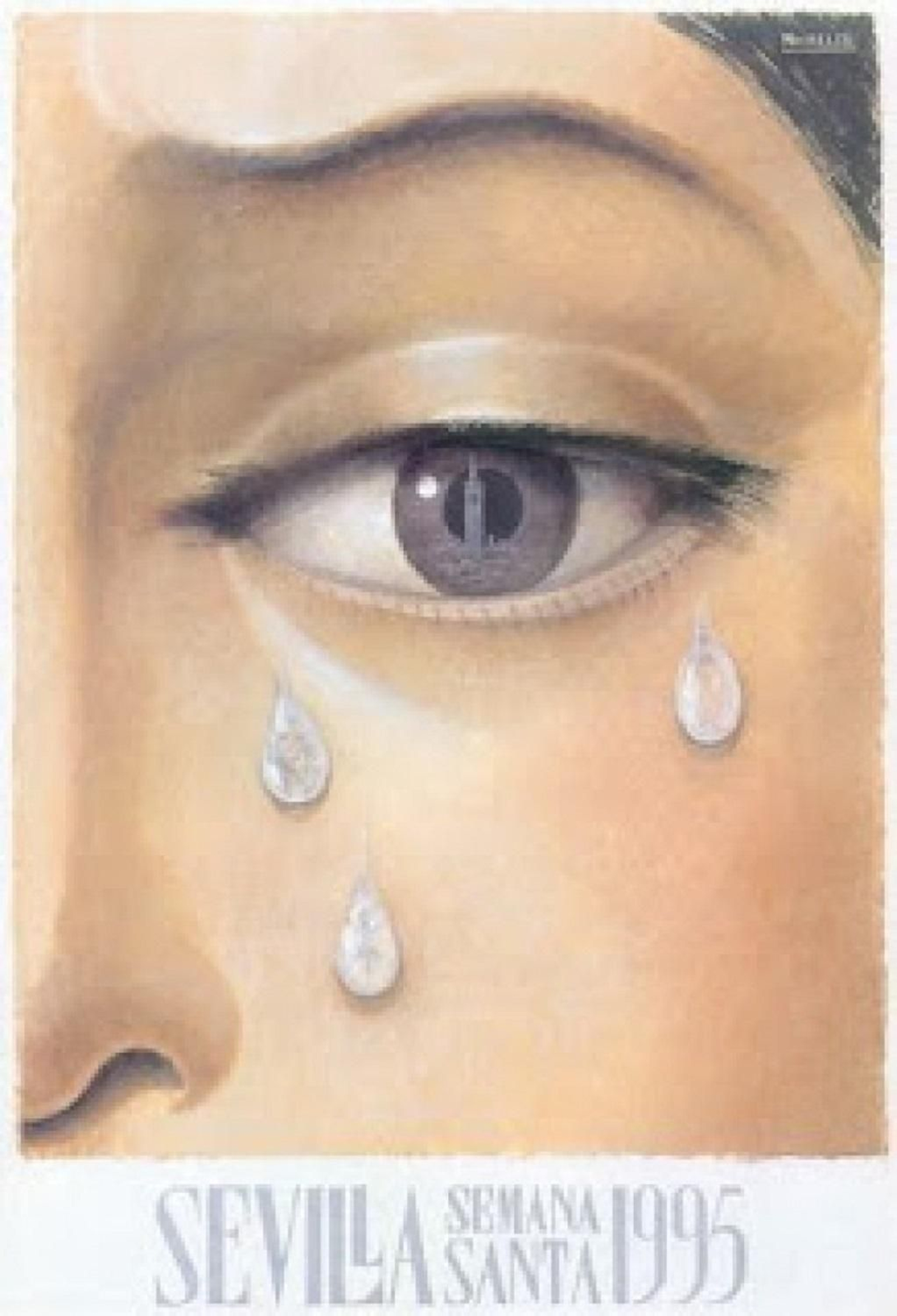 Históricos carteles creativos para la Semana Santa de Sevilla.