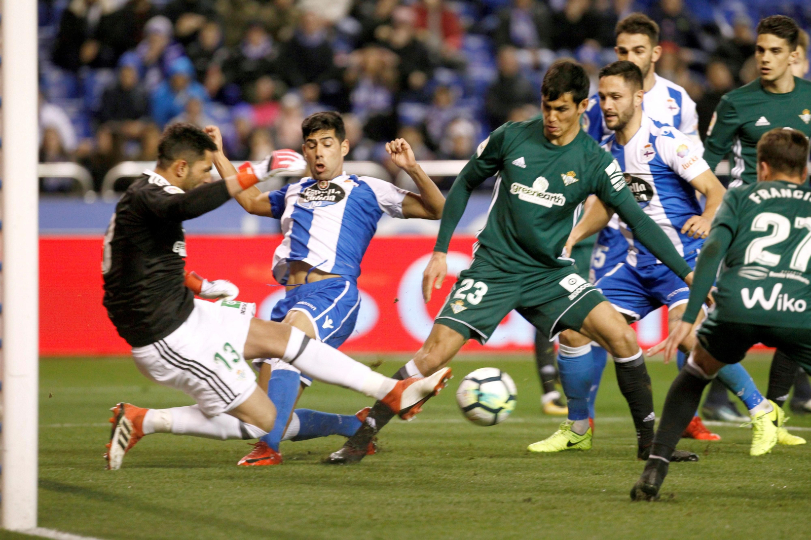 Las imágenes del Deportivo de la Coruña-Real Betis Balompié