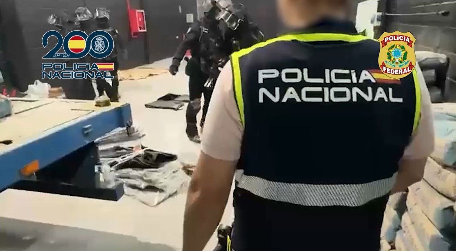 Operación de las policías de España y Brasil contra el tráfico de cocaína.