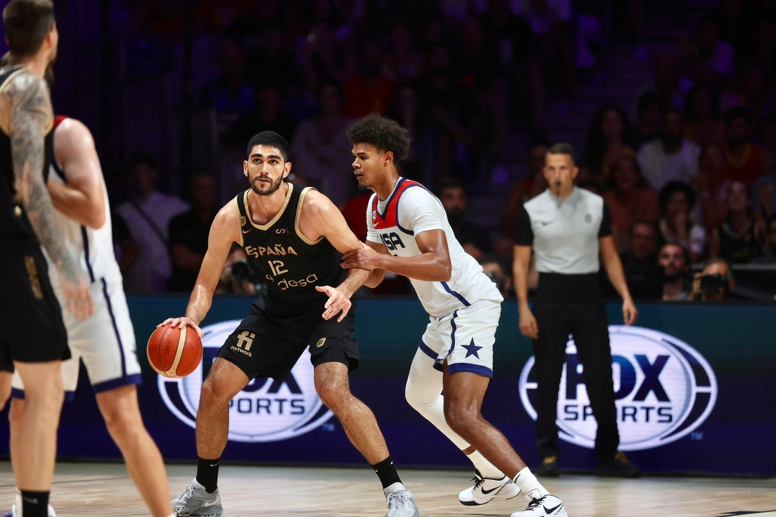 Las imágenes del España-Estados Unidos en el Martín Carpena