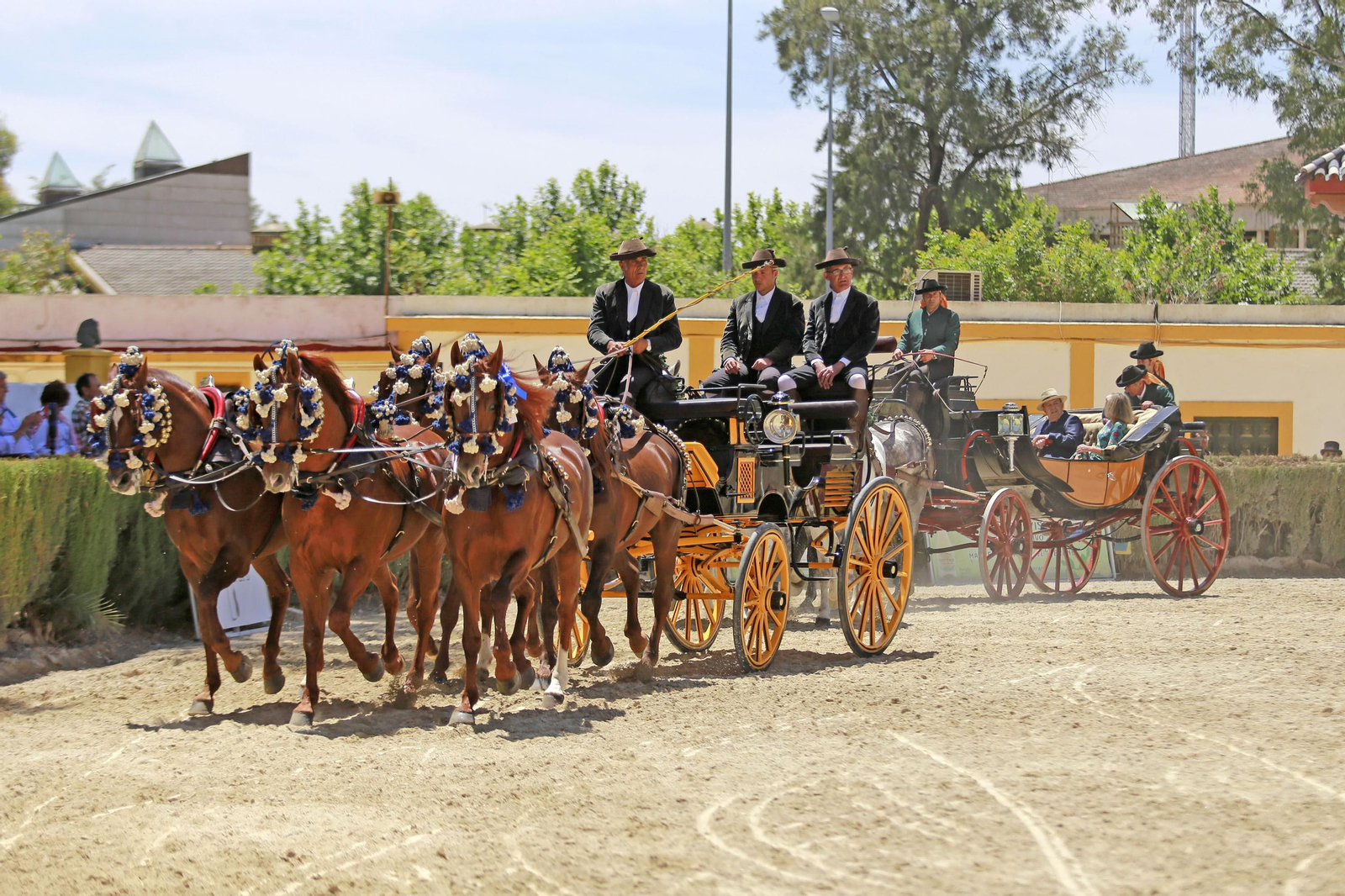 Trofeos de los concursos de Enganches y Morfológicos en la Feria de Jerez