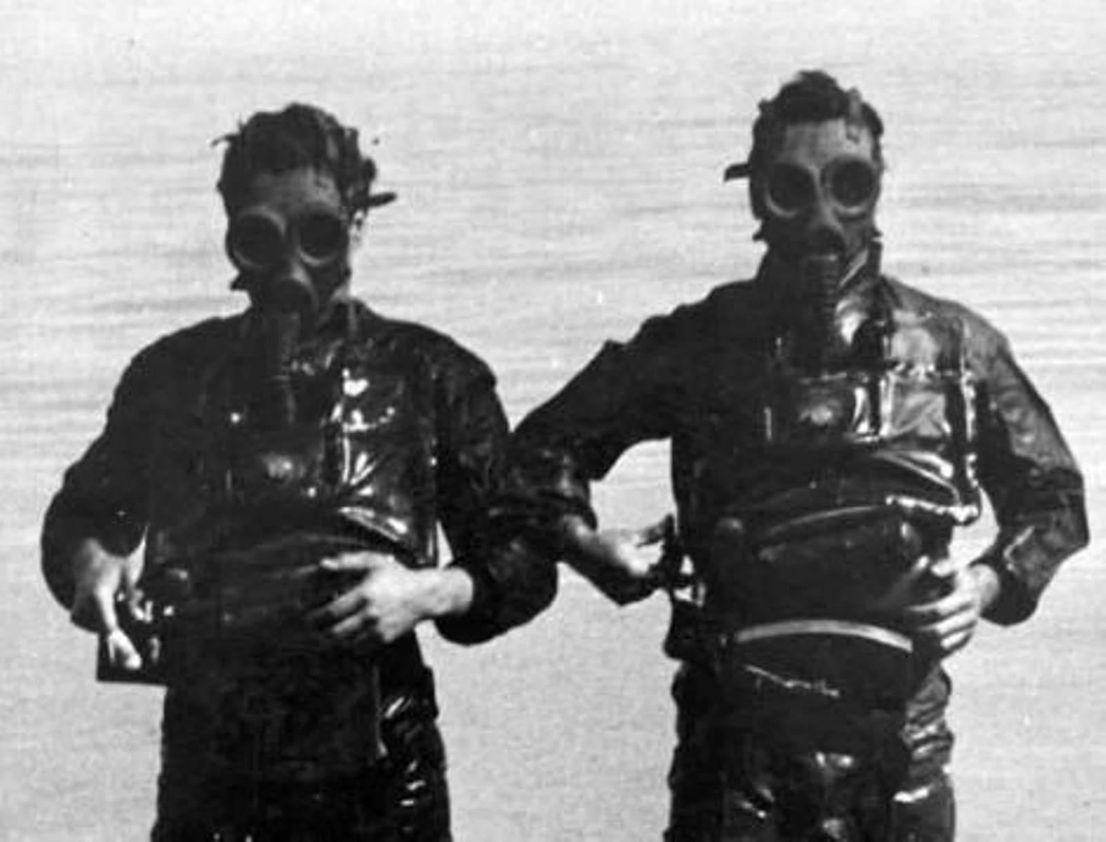 Voluntarios del Gruppo Gamma durante su periodo de adiestramiento.