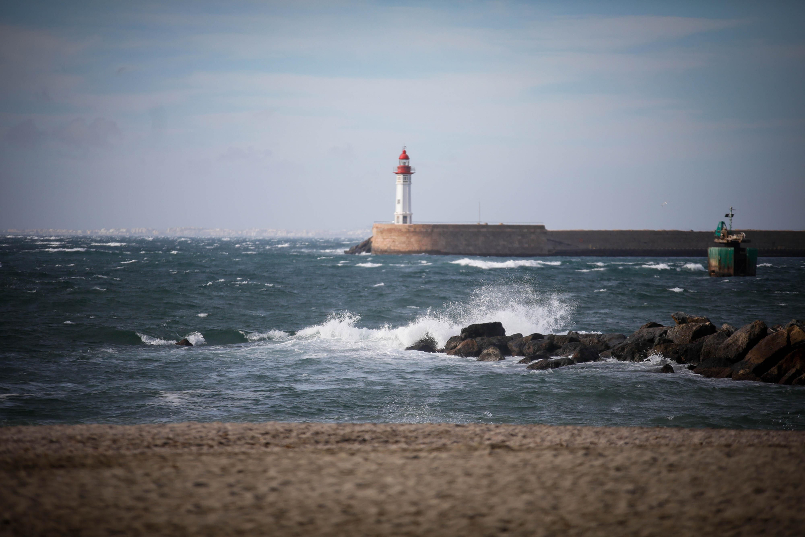 Imágenes del temporal de viento en Almería
