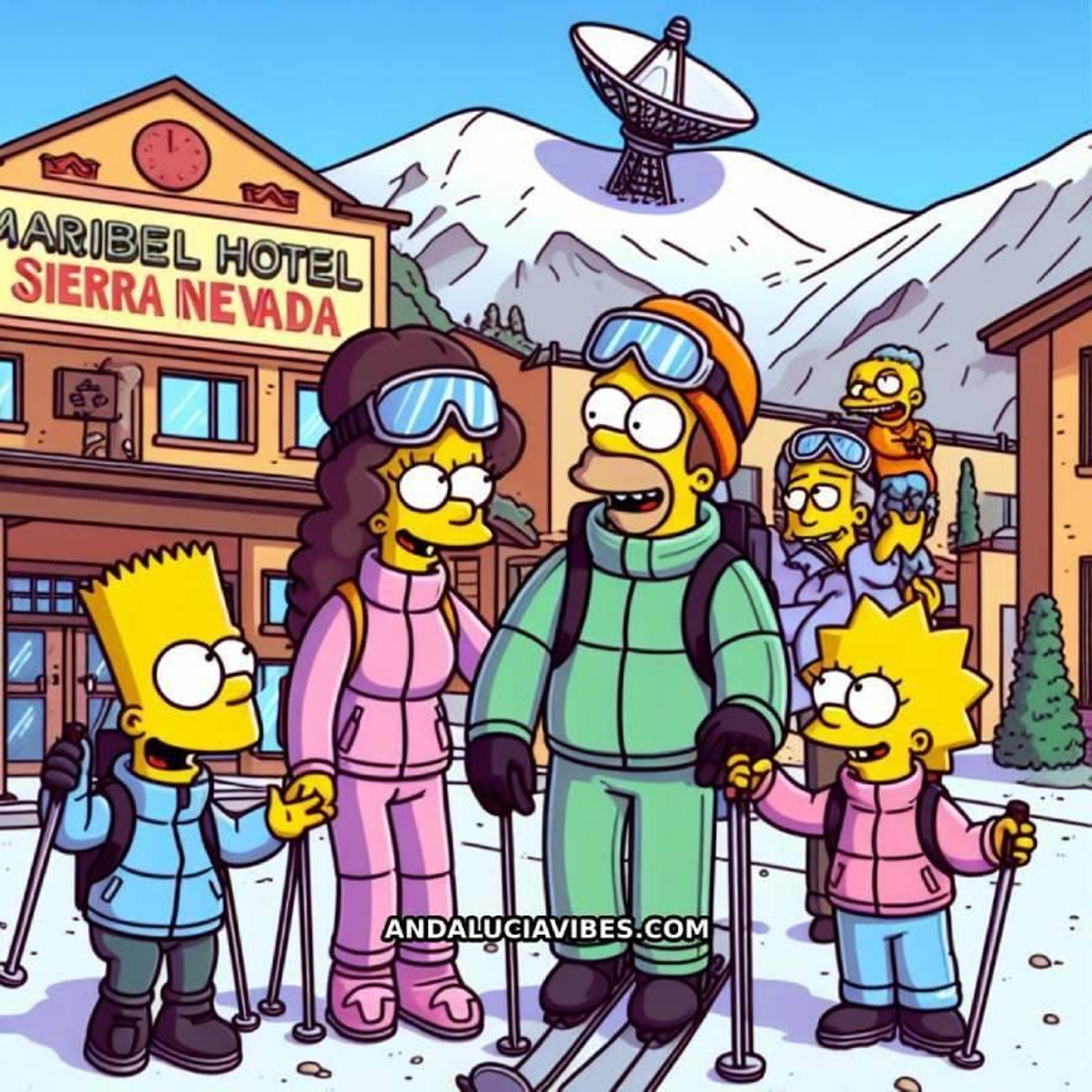 Los Simpson visitan Granada