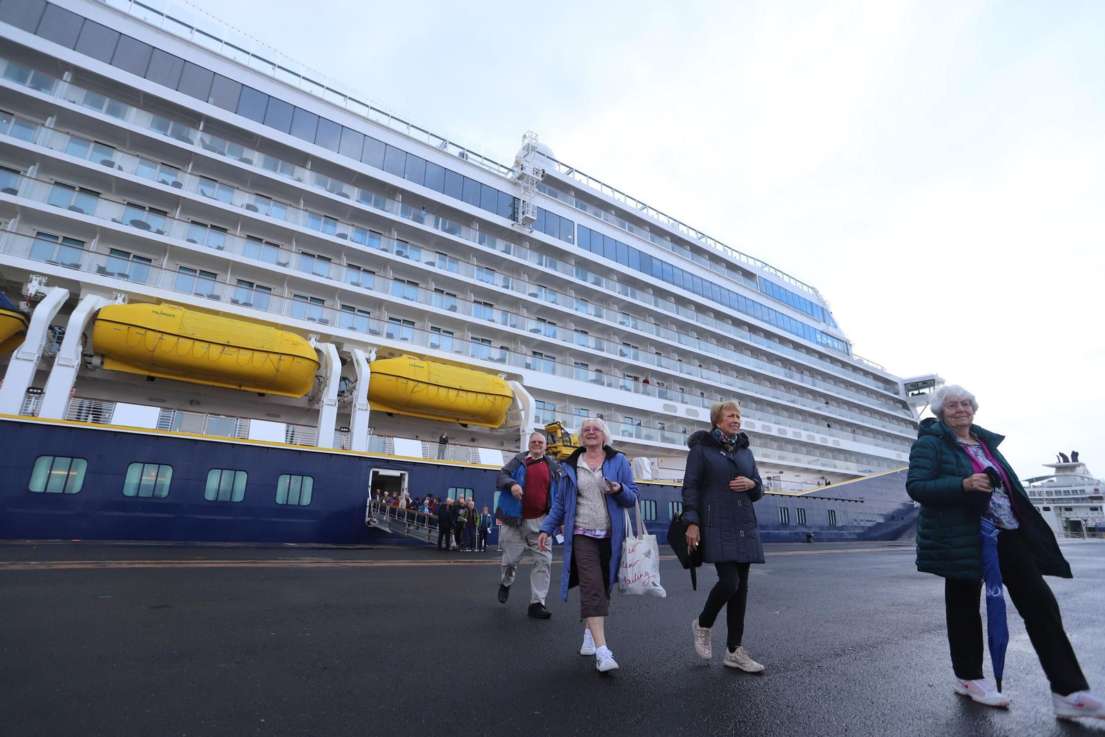 Llegada del crucero Spirit of Discovery con cientos de turistas en enero de 2020. Llegada del crucero Spirit of Discovery con cientos de turistas en enero de 2020.