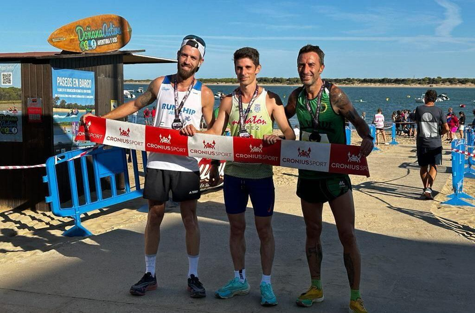 Antonio Martín, del Maratón Jerez, dominó el Langostino Trail de Sanlúcar de principio a fin.