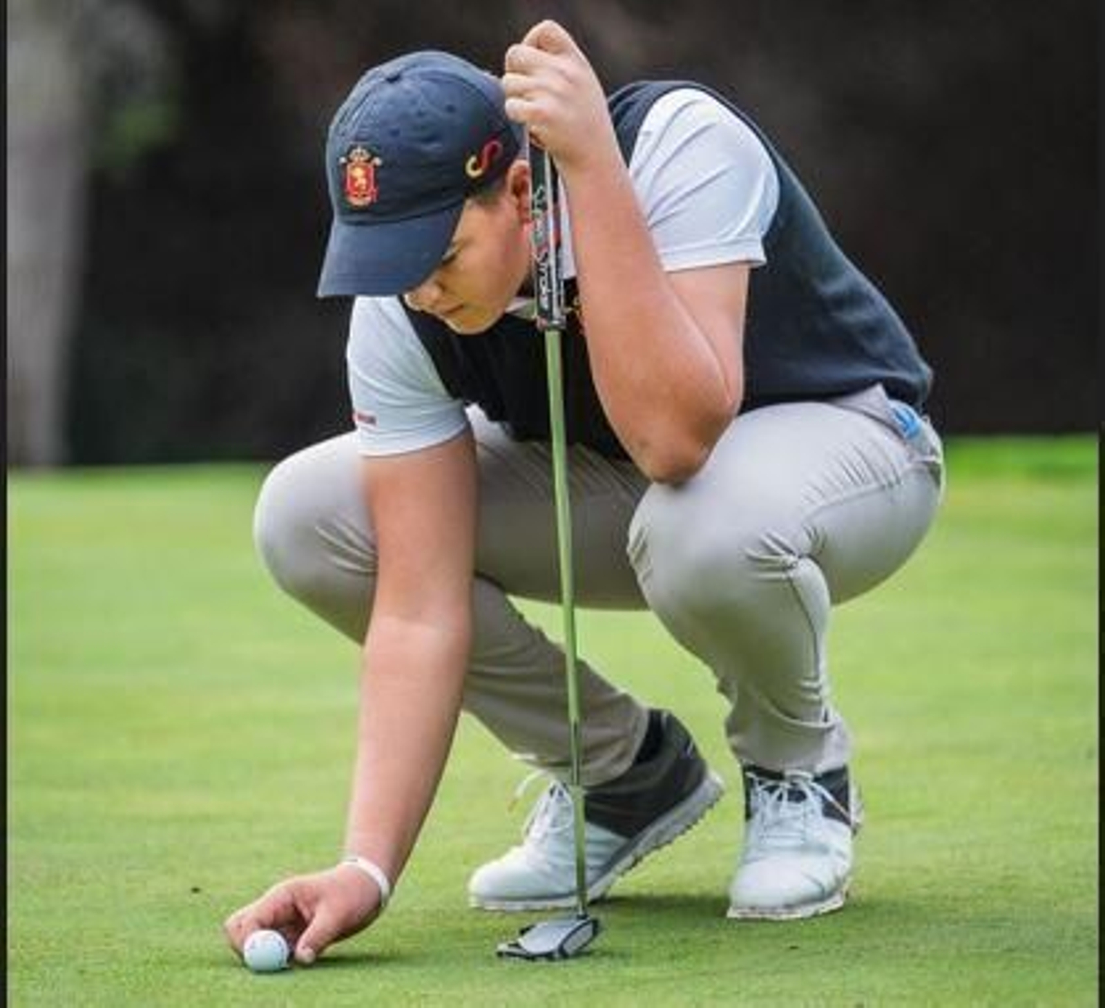 El golfista algecireño Gonzalo Baños
