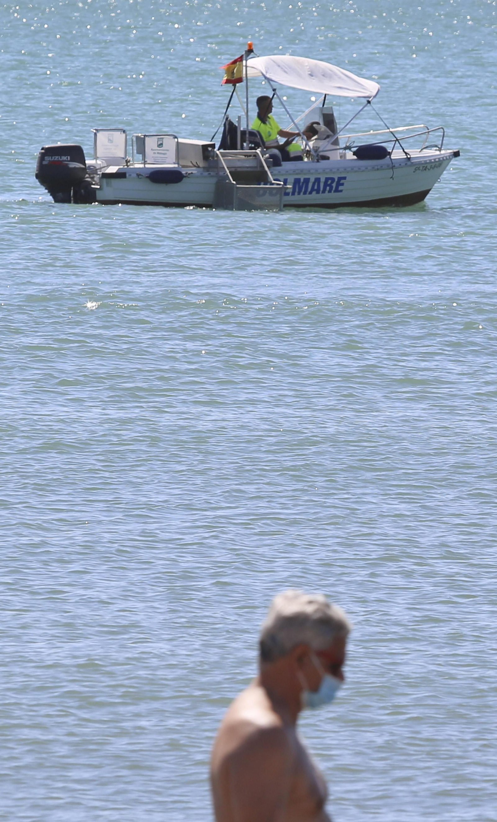Fotos de la playa en Málaga, donde escapar del calor