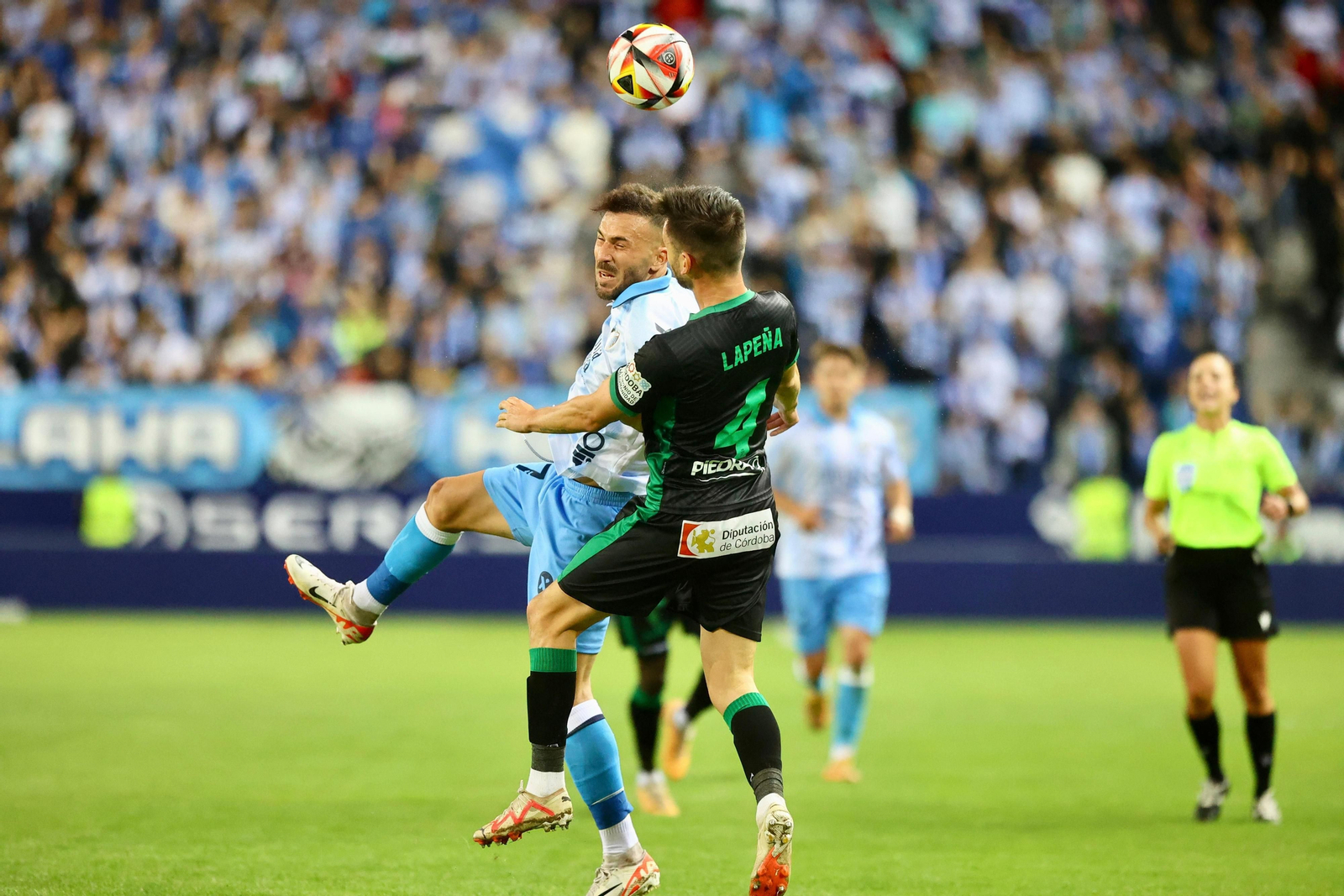El Málaga CF-Córdoba, en fotos