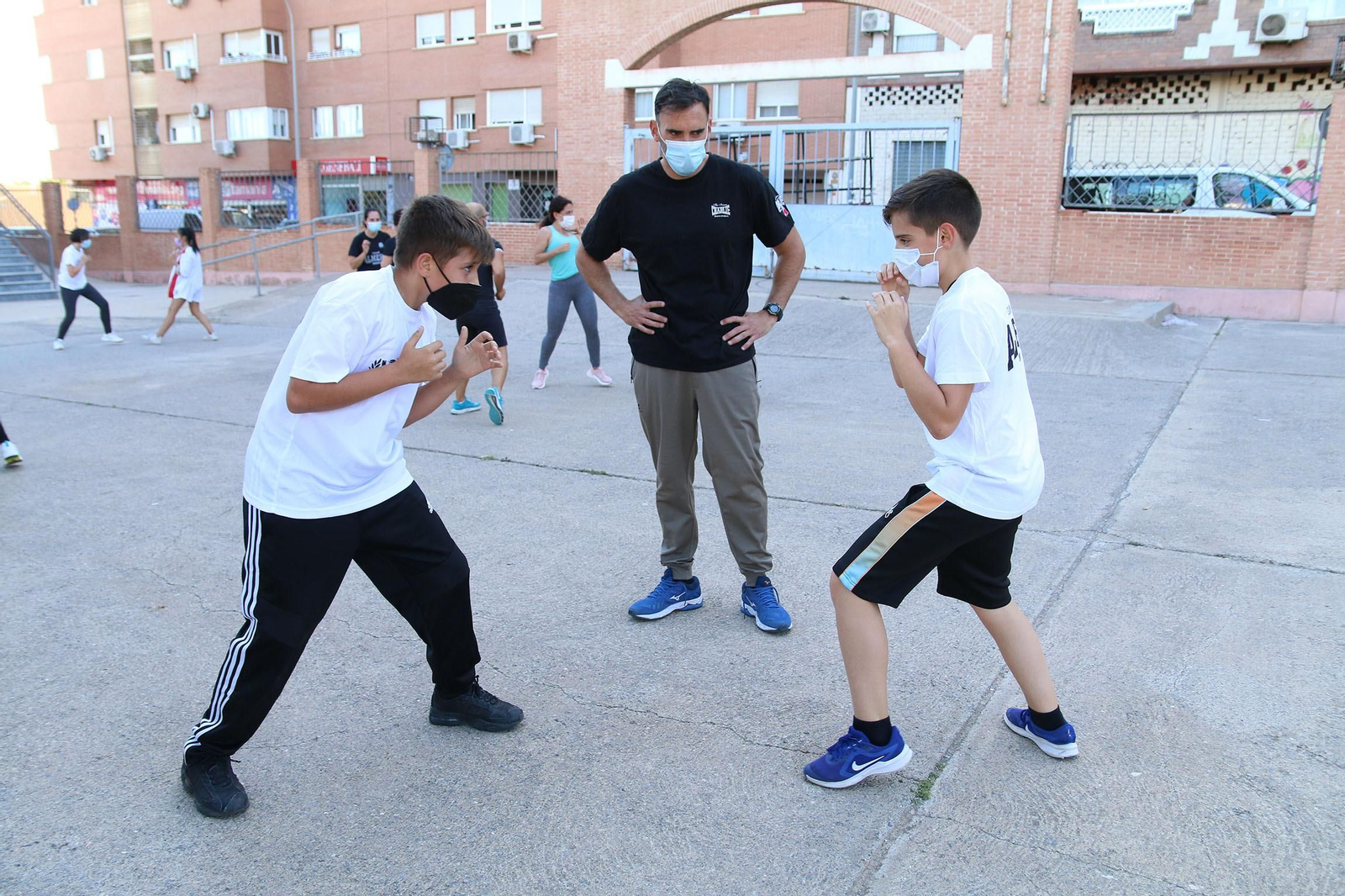 Fotogalería del entrenamiento del Almería Boxing.