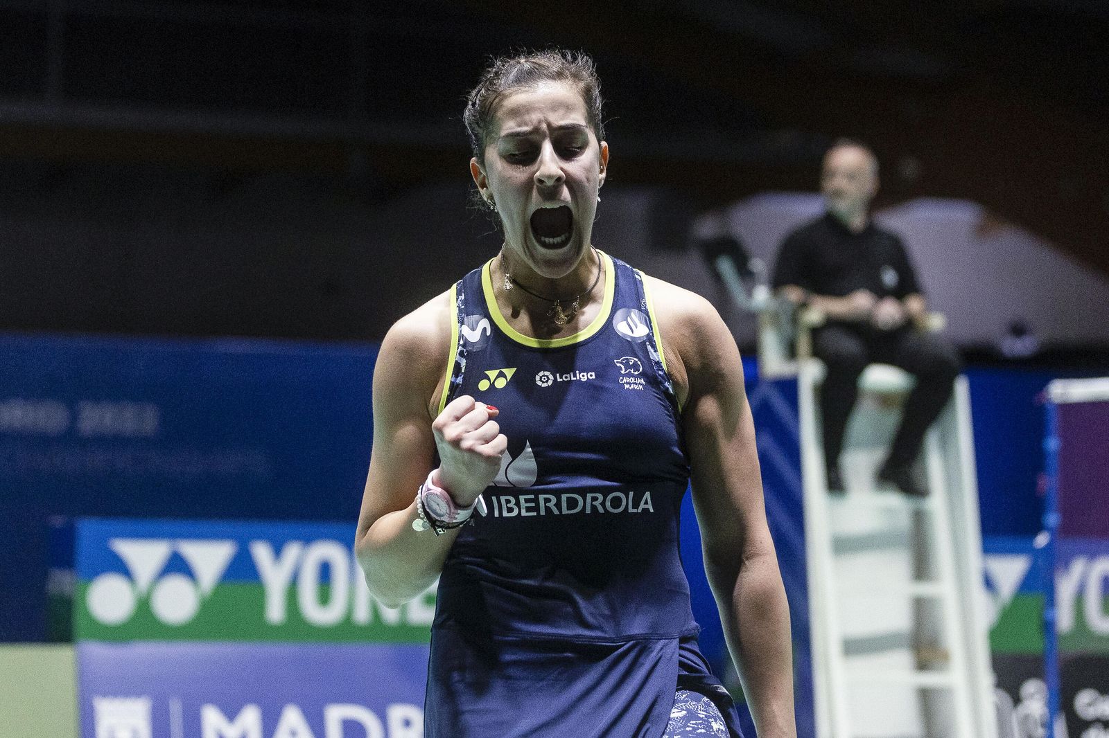 Carolina, durante un momento de la final disputada ante Gilmour.