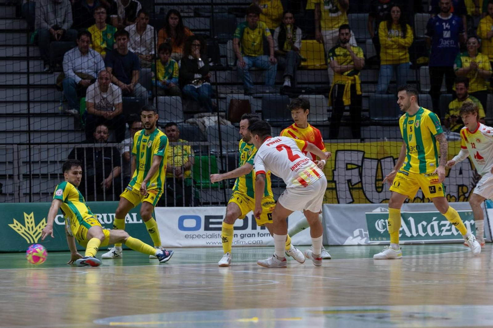 Las mejores fotos de la goleada del Jaén Paraíso Interior FS ante Industrias Santa Coloma