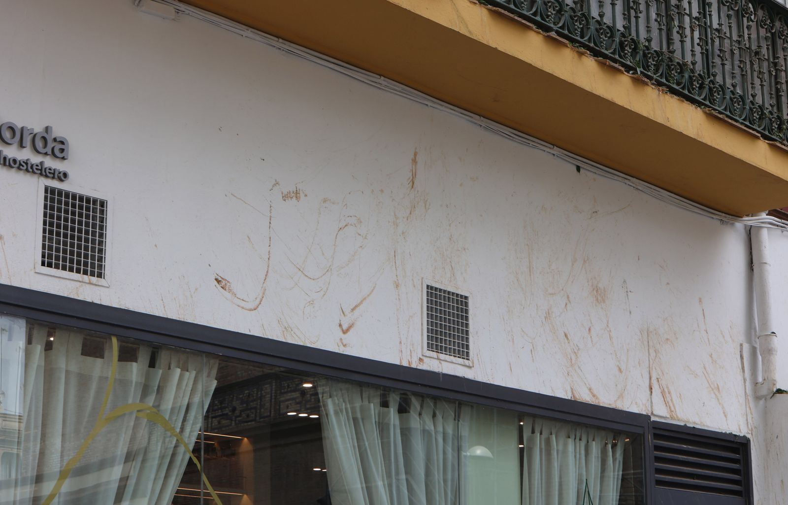 Los desperfectos en la Encarnación tras desplomarse parte del ficus.