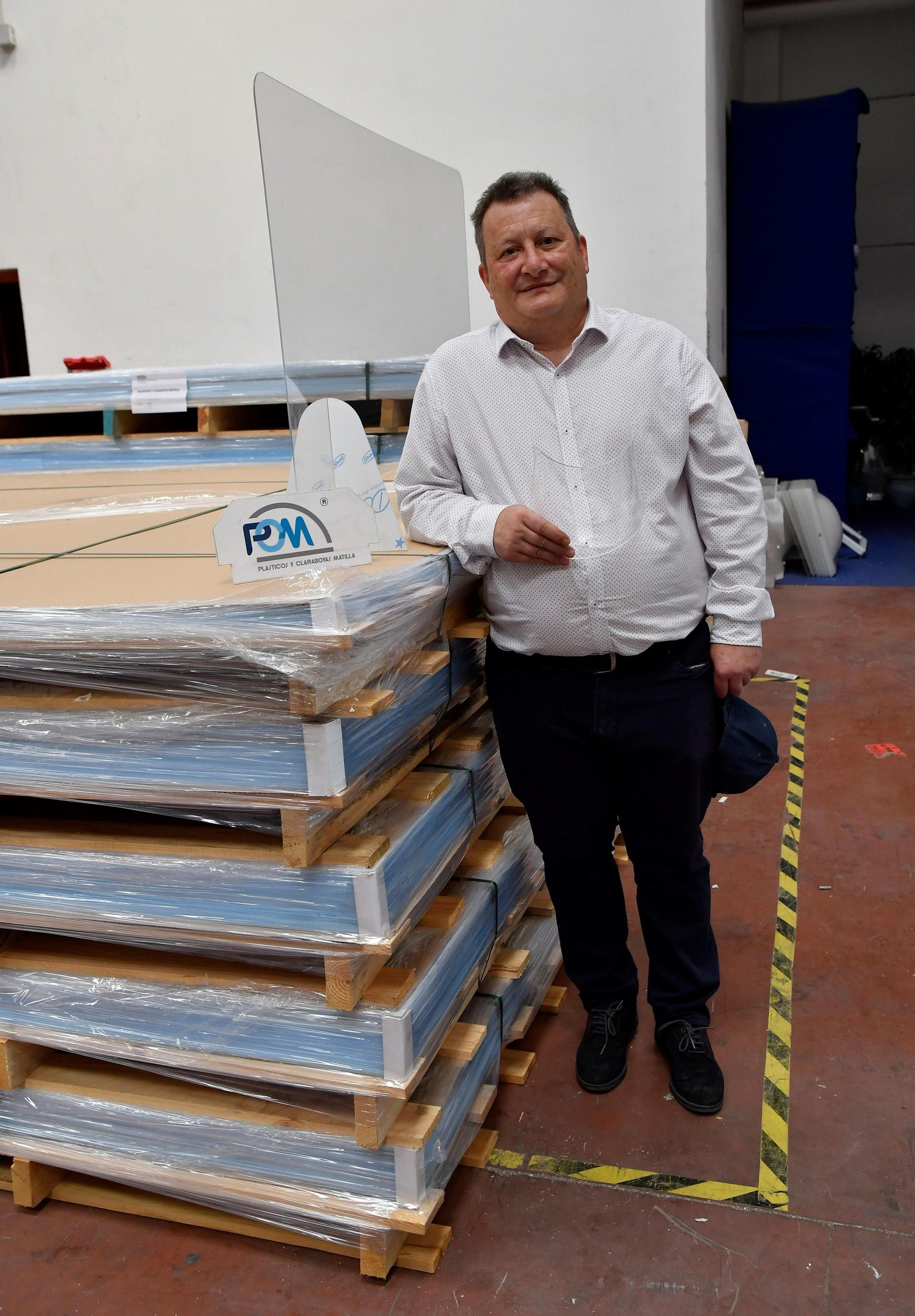 Jorge Matilla, gerente de Plásticos y Claraboyas Matilla.