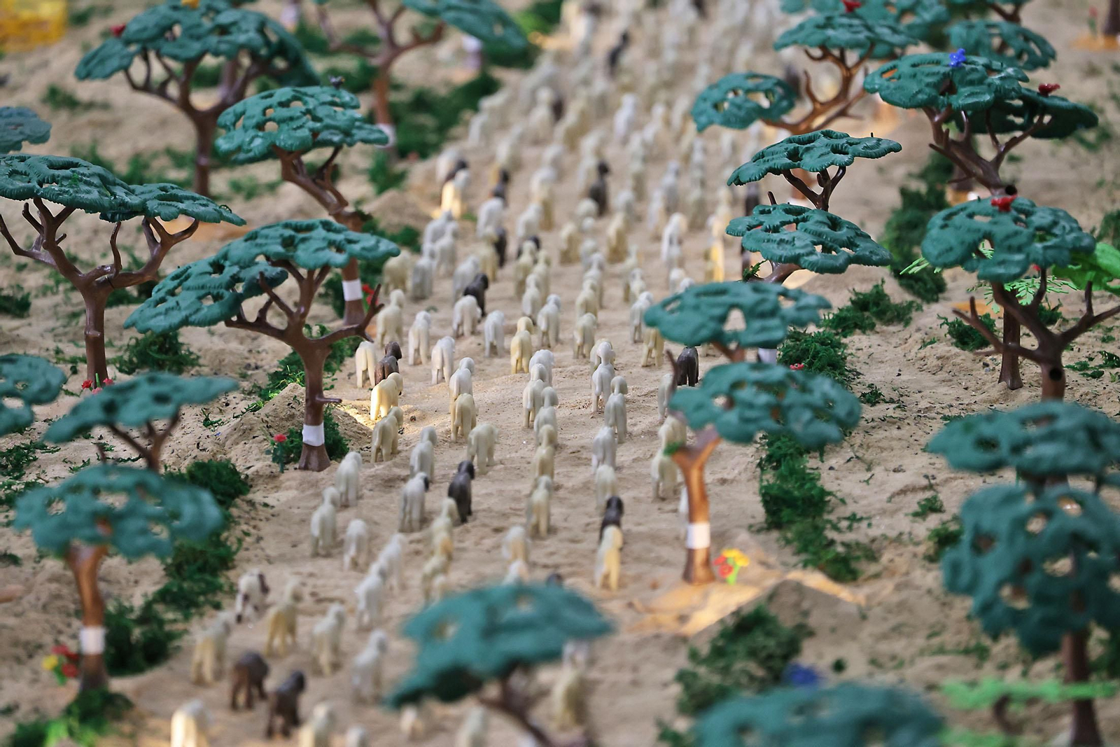 Imágenes del Belén de Playmobil más grande del mundo dedicado al Rocío