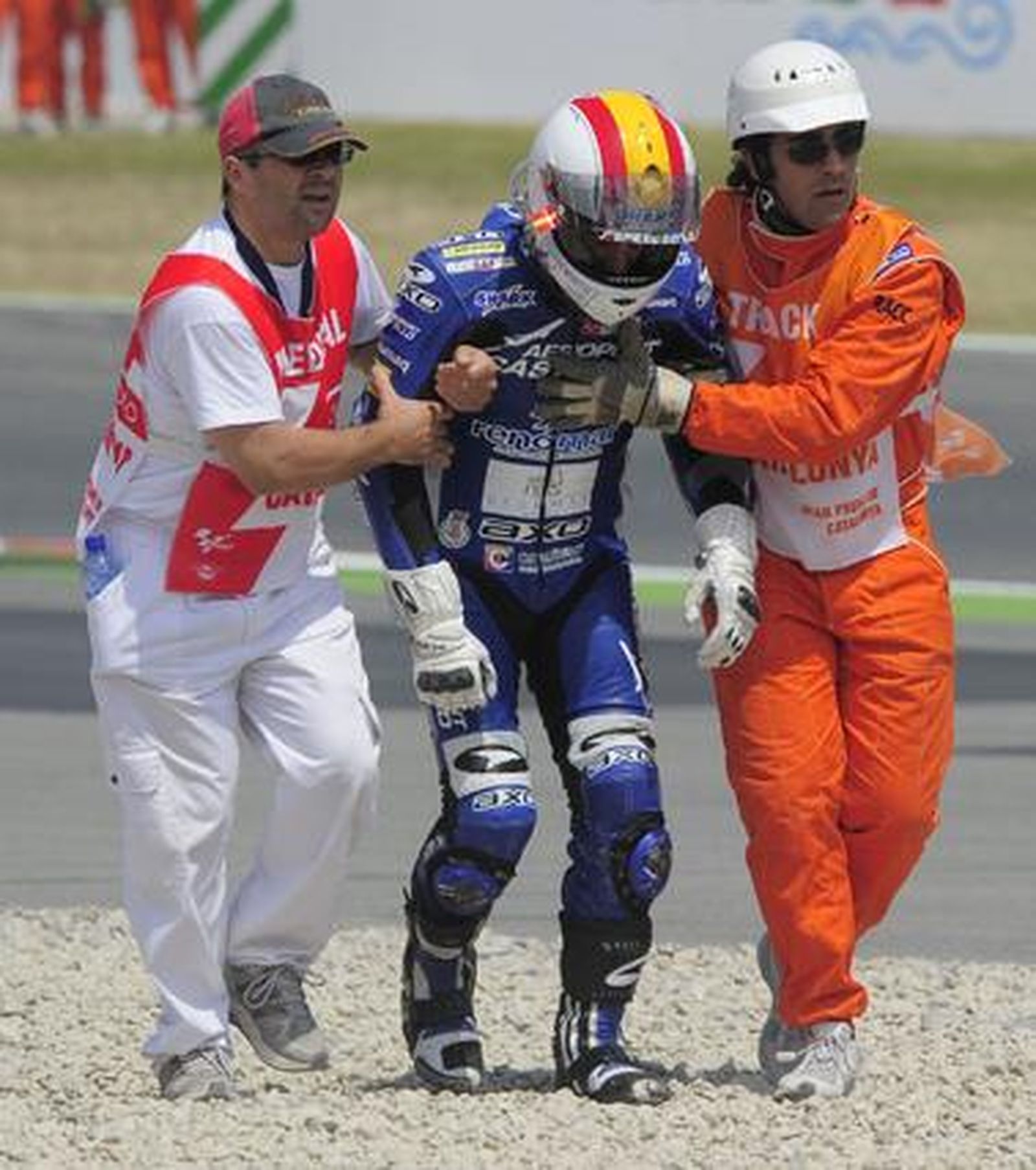 Aparatoso accidente en Moto2

Foto: afp