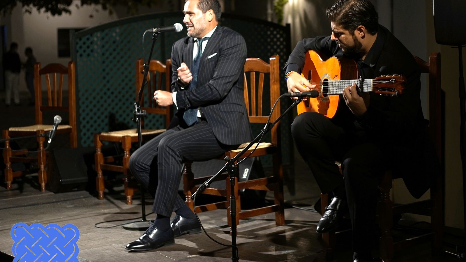 David Carpio y Manuel Valencia, en la Peña Buena Gente.