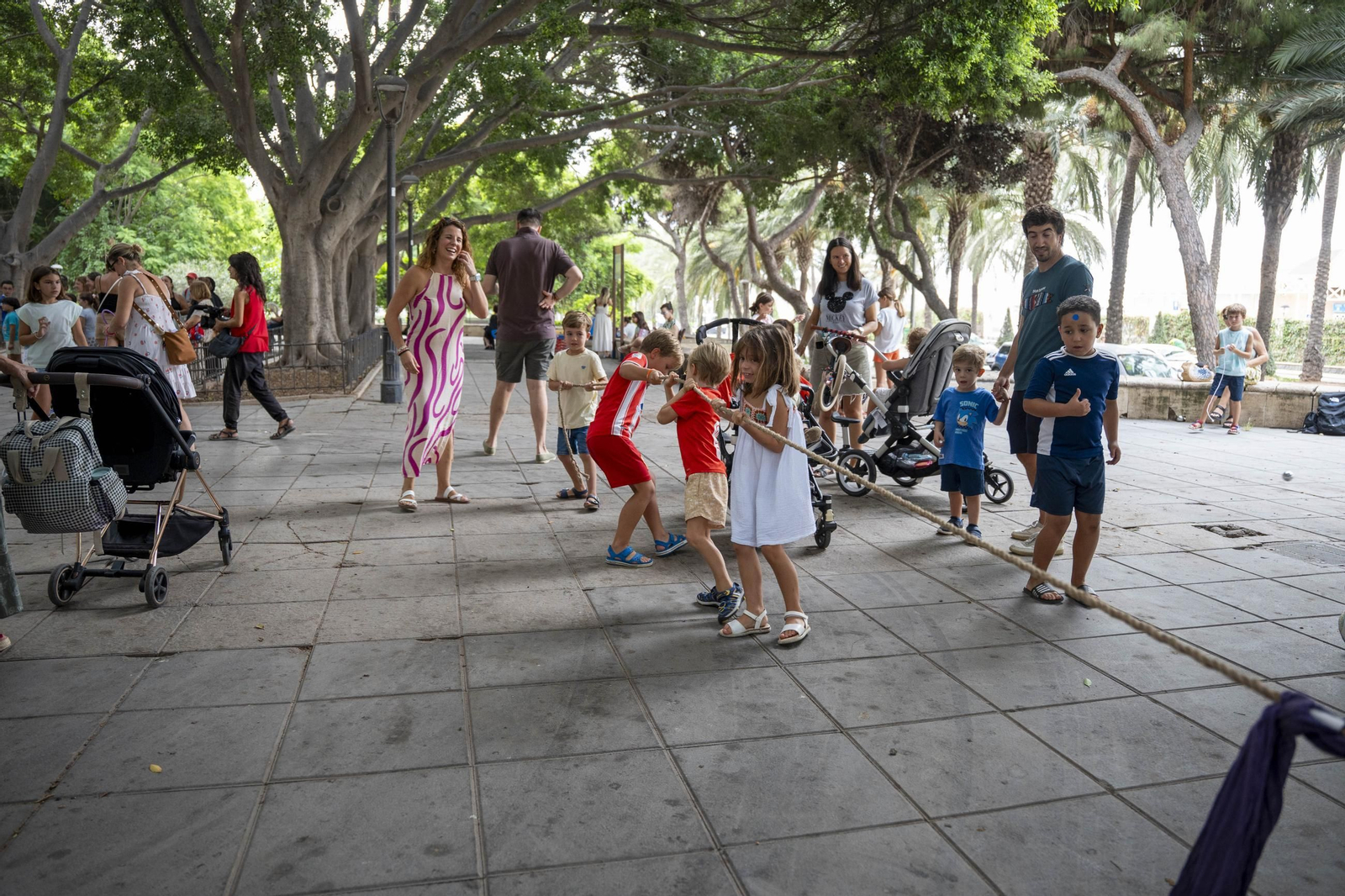 Las mejores fotos de los juegos infantiles en la Feria de Almería