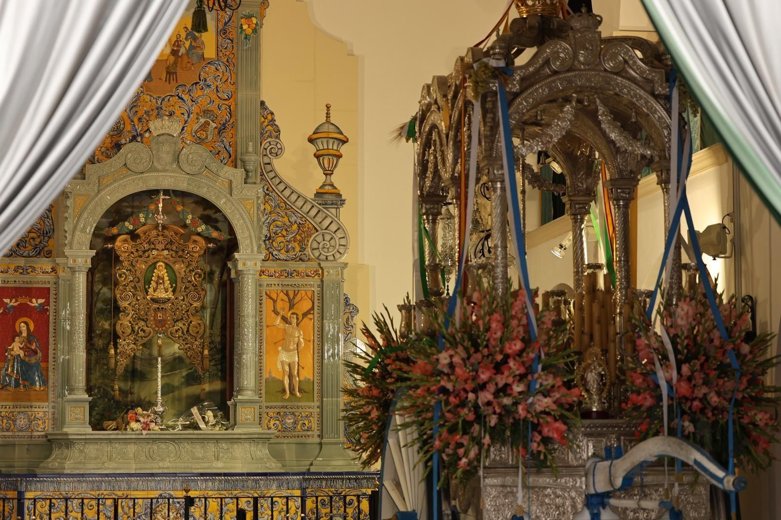 Simpecado en la casa hermandad.