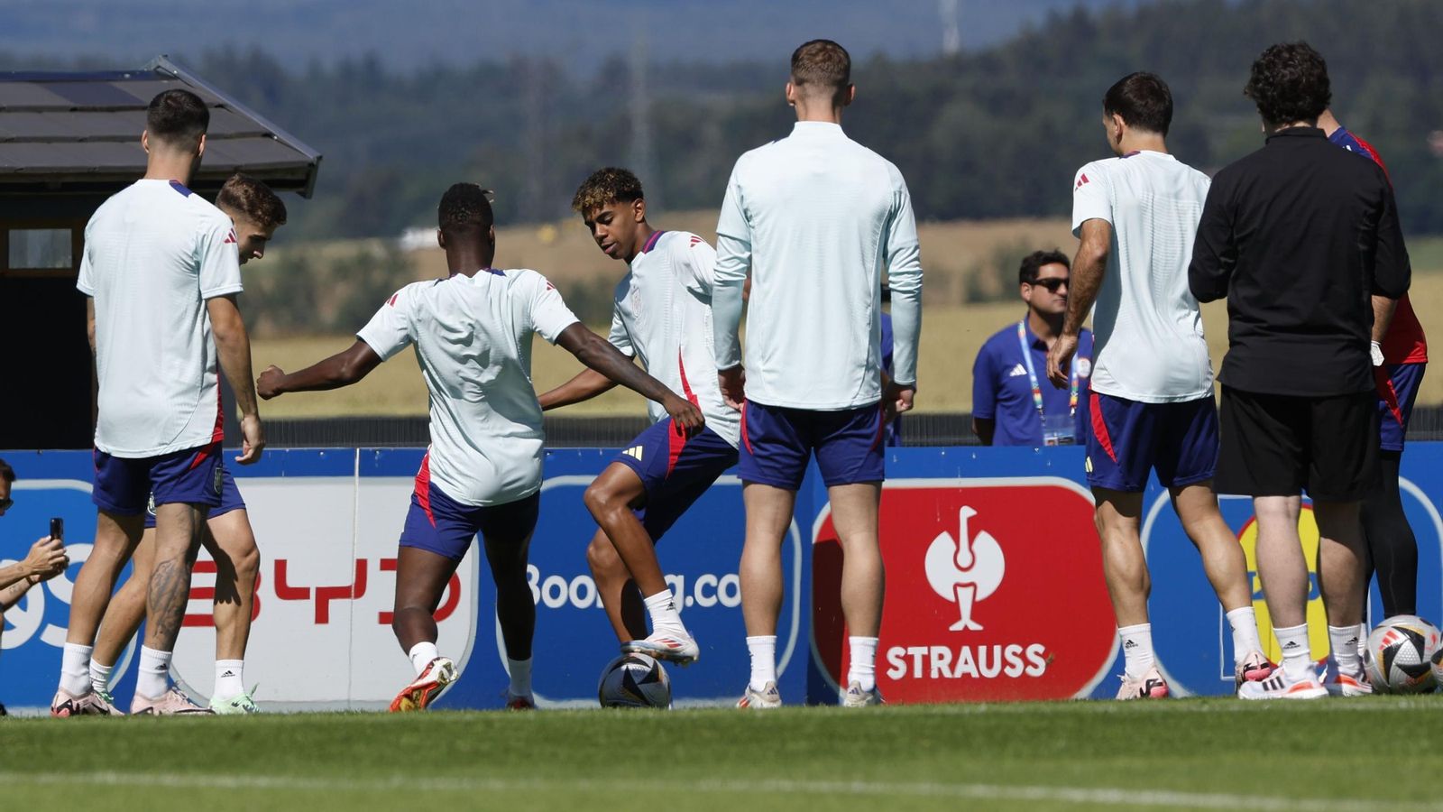 Las fotos de España antes de la semifinal contra Francia