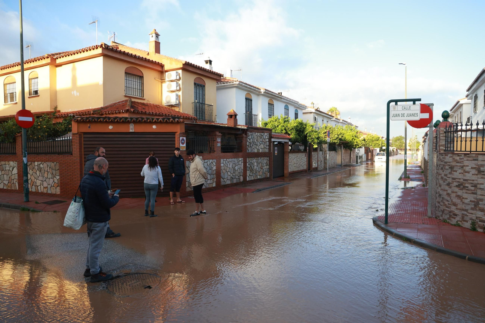El ditrito malagueño de Campillos tras las lluvias de la borrasca 'Laurence', en imágenes