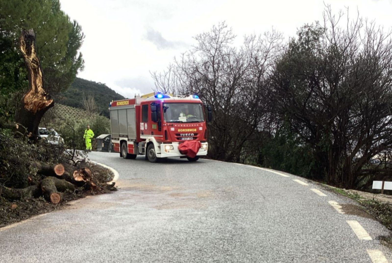 El paso de la borrasca Joseph por la provincia de Granada, en imágenes