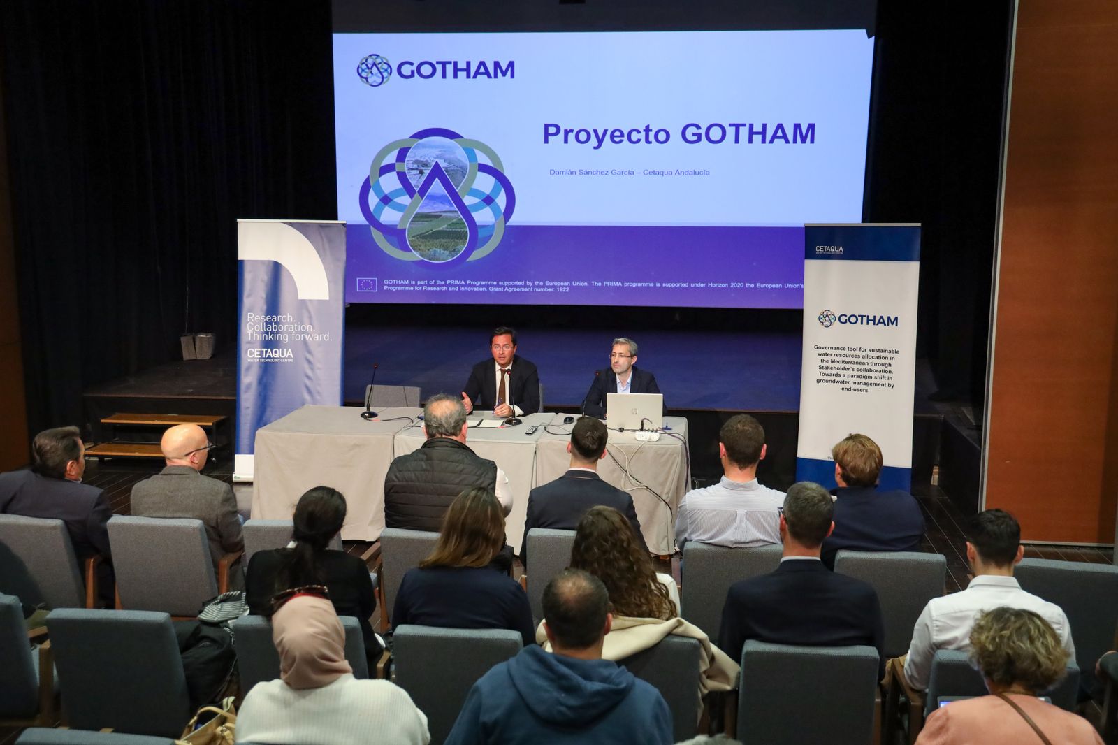 Acto de clausura del Proyecto GOTHAM, en el Auditorio de El Ejido.