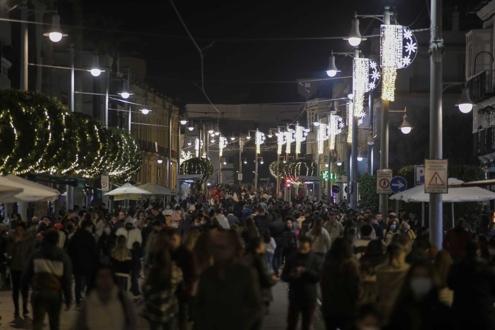 El centro de San Fernando, estas Navidades.