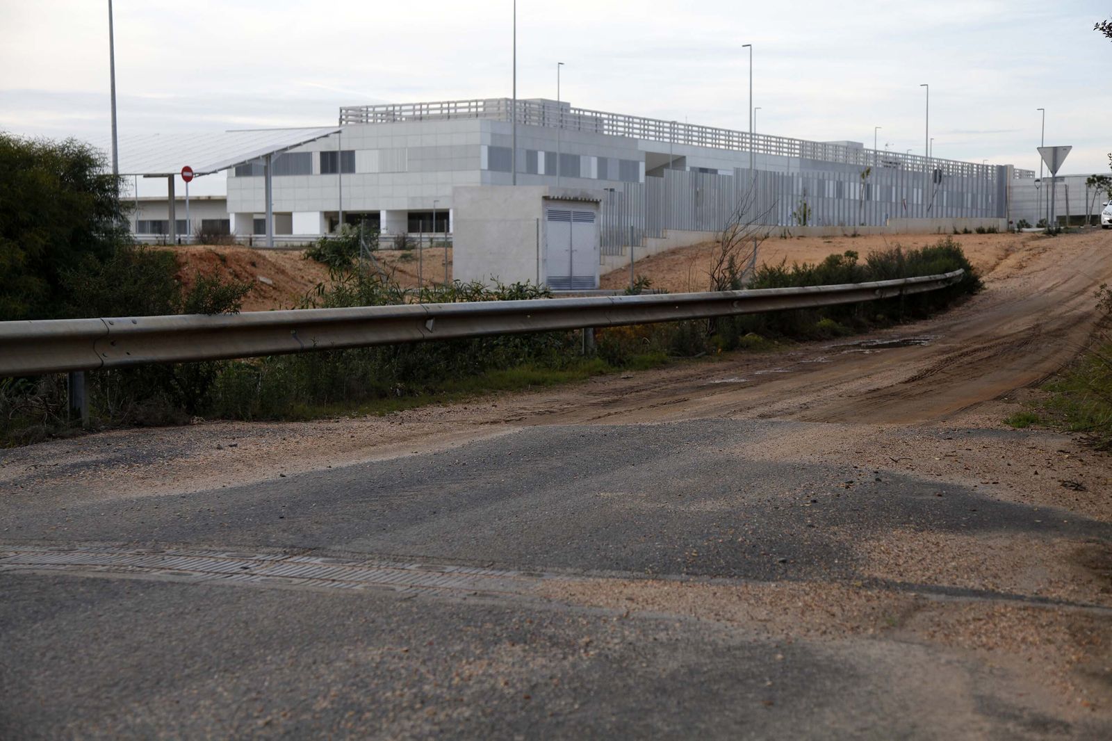 Chare de Lepe sin los accesos construidos.
