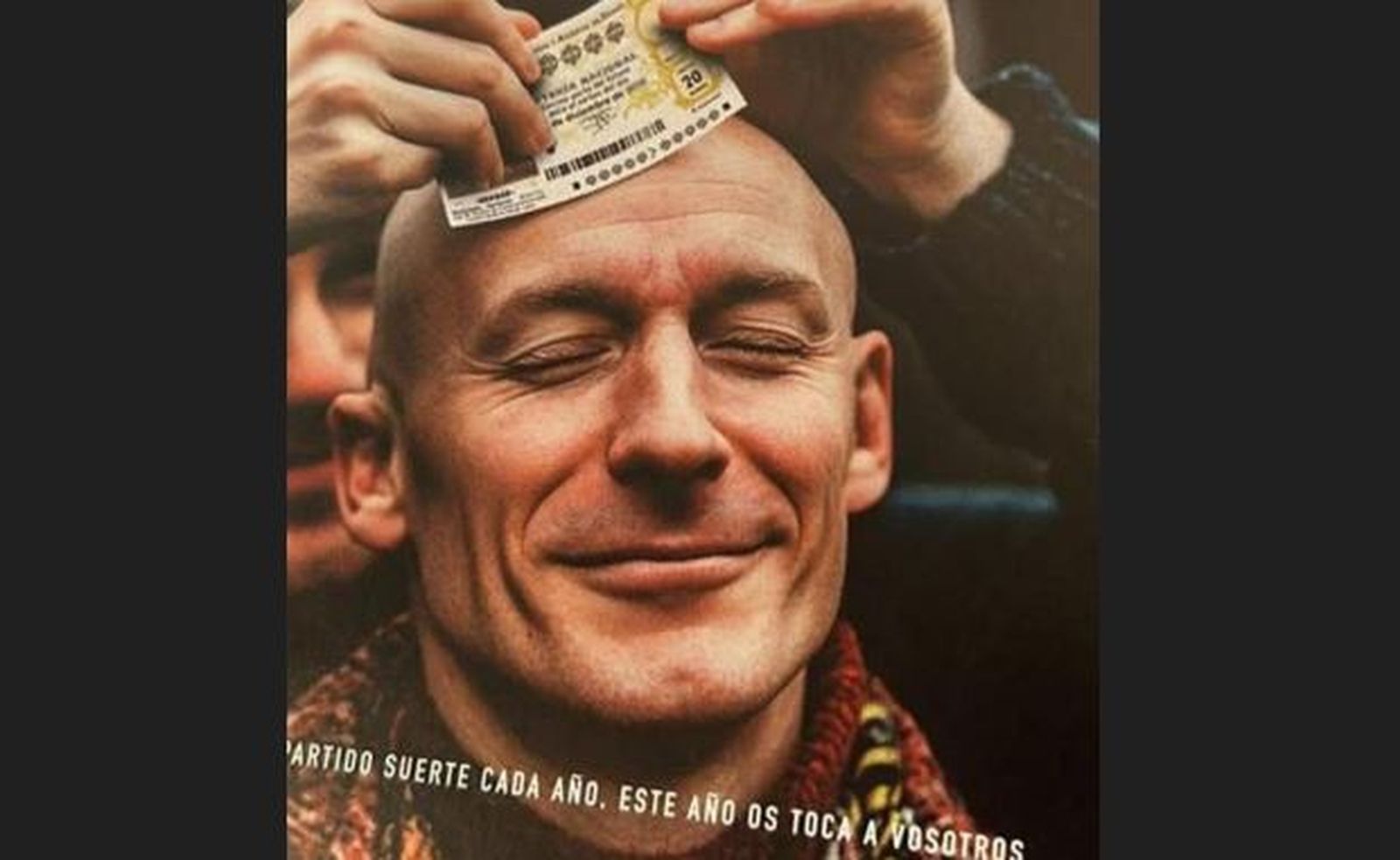 El anuncio del regalo de los 25 décimos si eres calvo