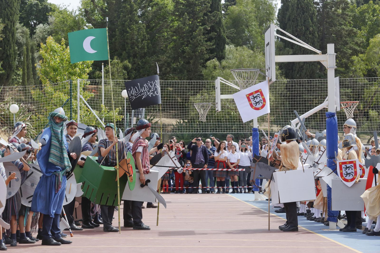 La Batalla de las Navas de Tolosa escenificada por los alumnos de El Romeral