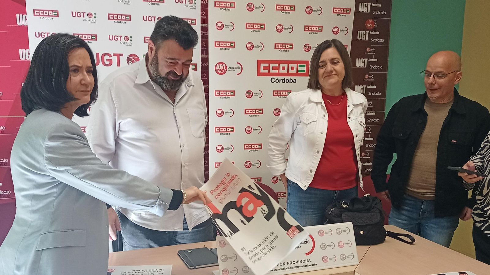 Presentación de la manifestación del 1 de Mayo