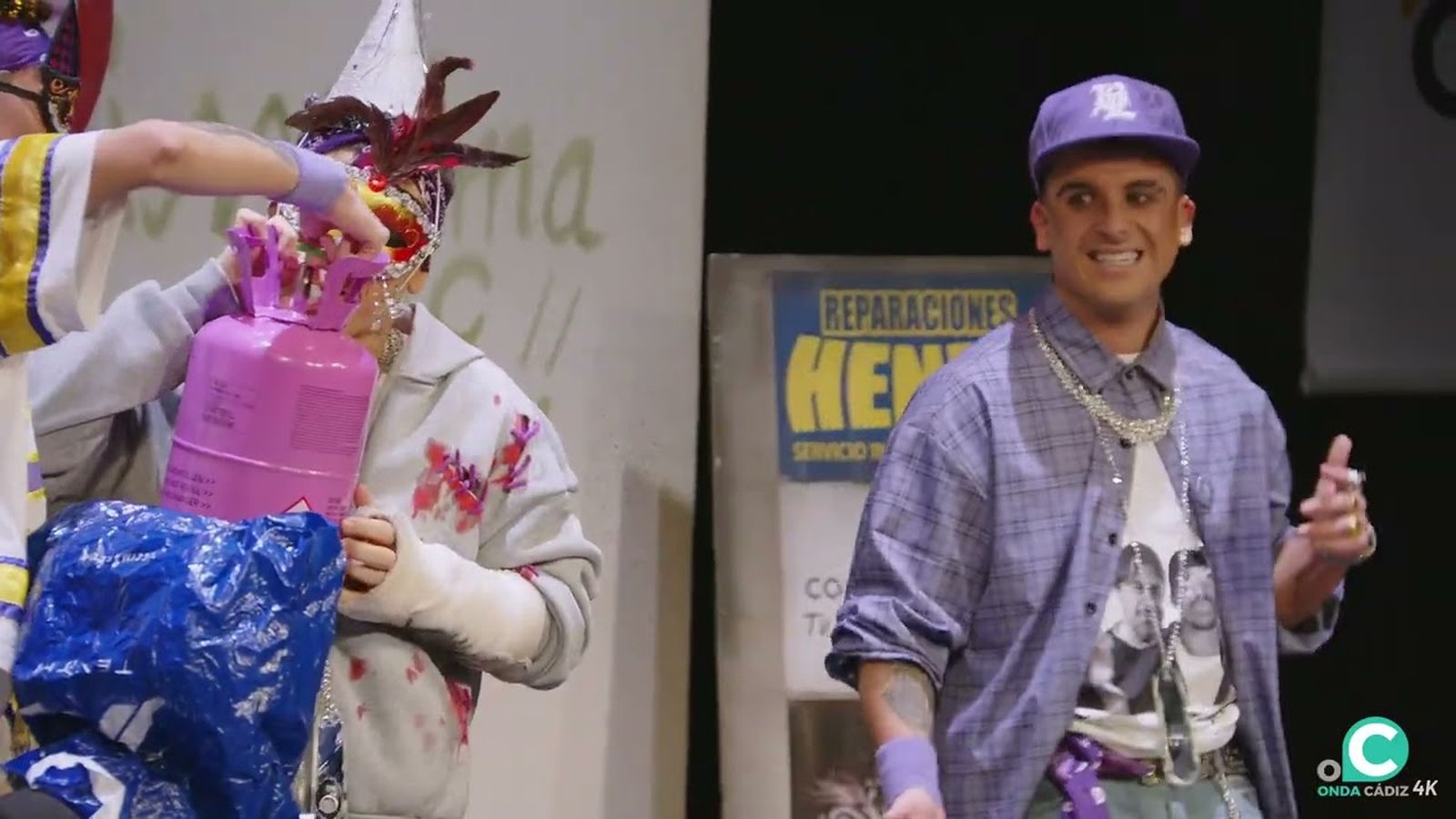 Cuarteto 'Los latin king (de la calle Pasquín) en cuaros de final del COAC 2026